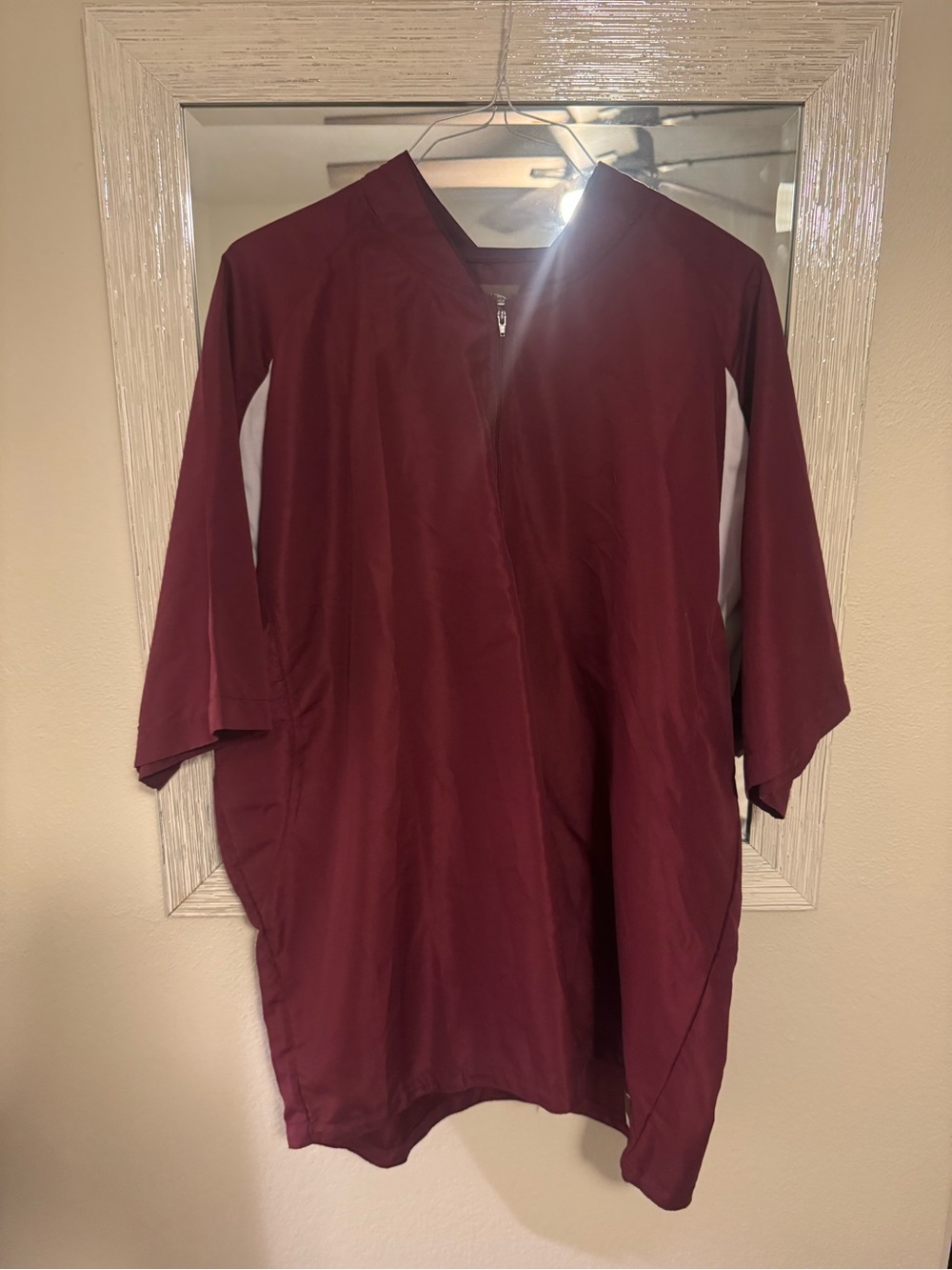 Louisville Slugger Men’s XXL Maroon Baseball Short Sleeve Pullover Jacket